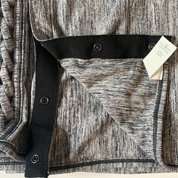 Lululemon Vinyasa Scarf (Braid) Space Dye Camo Seal Grey Deep Coal New - Picture 9 of 10